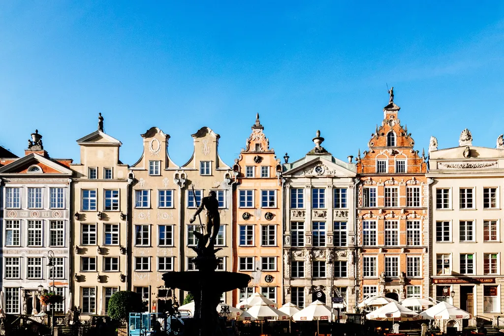 Dluga Street in Gdansk, Poland - ulica Długa, Gdańsk